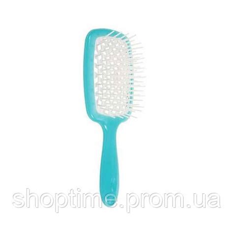 Расческа пластиковая для волос Stenson 521-1 голубая с белым ST, код ...