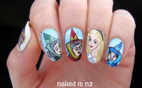 Nailed It NZ Disney Princess Nails Nail Art Disney Disney Makeup