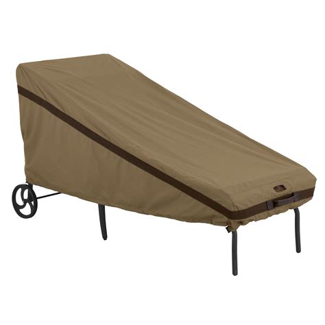 Classic Accessories Hickory Water Resistant Inch Patio Chaise Lounge