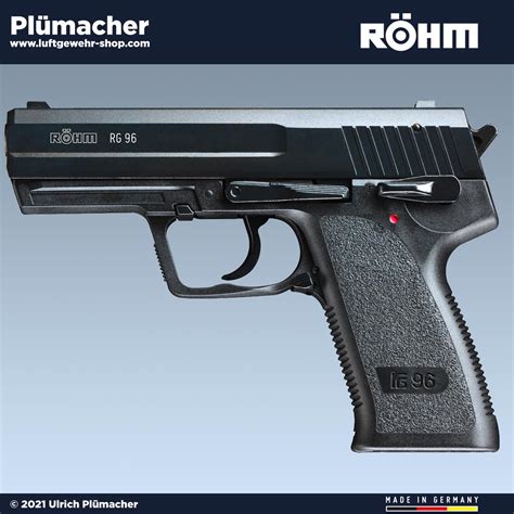 Röhm RG 96 Schreckschusspistole und Gaspistole im Kaliber 9 mm P A K