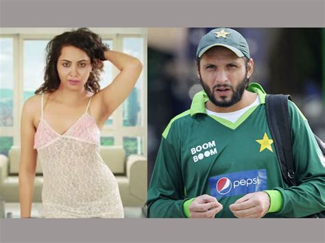 I Had Sex With Pakistani Cricketer Shahid Afridi Says Indian Actress