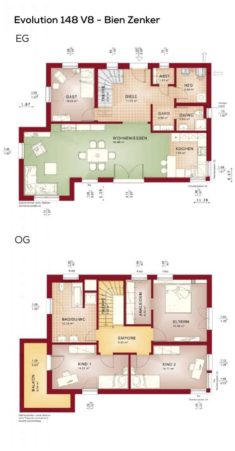 Grundriss Einfamilienhaus Modern Mit Flachdach Architektur Im Von