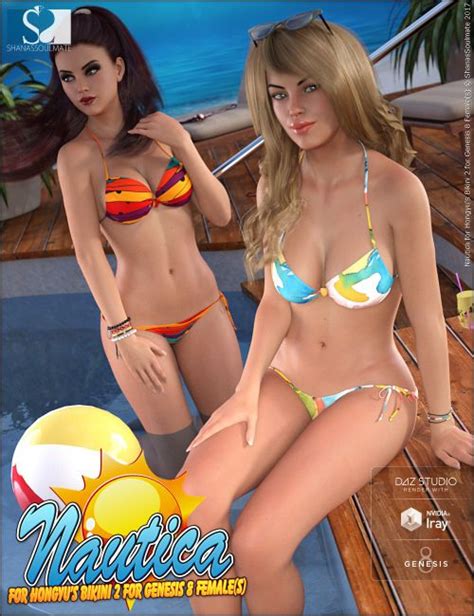 Hongyu S Bikini Nautica Textures D Models For Daz Studio And Poser