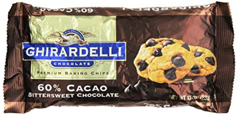 Ghirardelli Chocolate Baking Chips, Bittersweet Chocolate, 10 oz., 6 ...