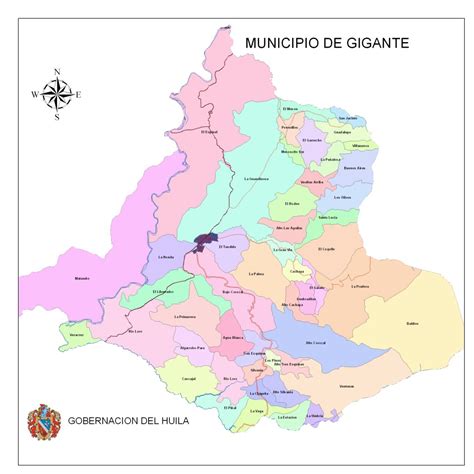 Mapas De Municipios Del Huila Con Veredas Huila Magn Fica