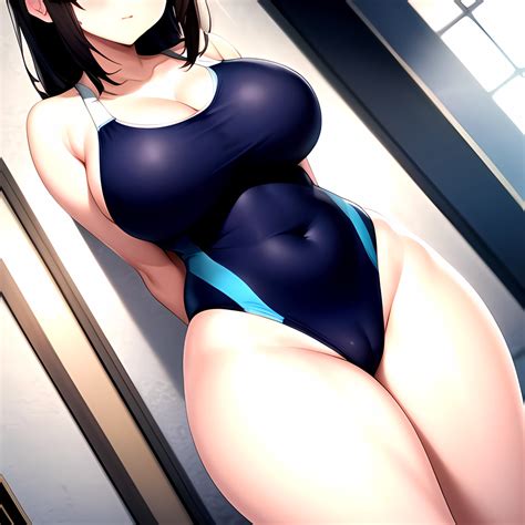 Takarada Rikka Girl Against Wall Blue Eyes Blush Breasts Collarbone