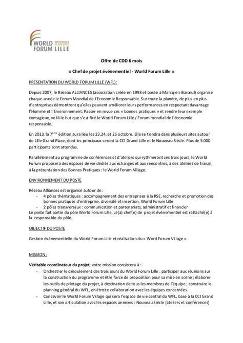 Exemple Lettre De Mission Chef De Projet Le Meilleur Exemple