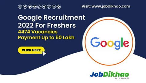 Google Recruitment 2022 For Freshers Apply Online JobDikhao