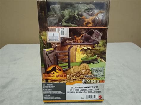 Jurassic World Dominion Minis Giganotosaurus Rampage Dino Playset