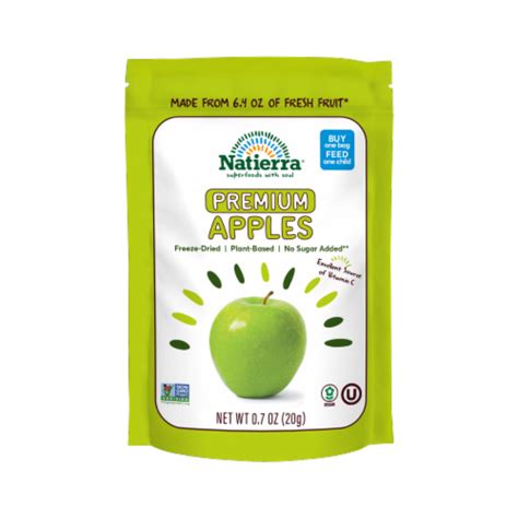 Natierra Premium Freeze Dried Apples Oz Frys Food Stores