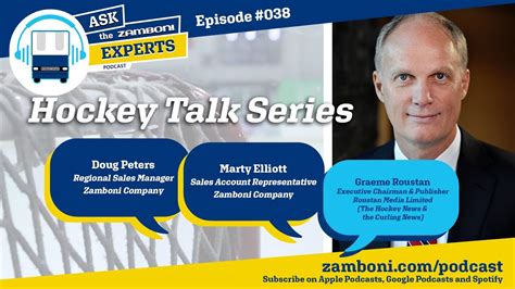 Ask The Zamboni Experts Podcast Episode Graeme Roustan Zamboni