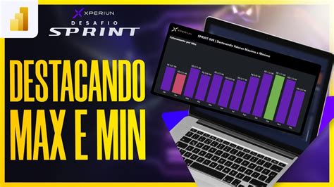 Como destacar o valor Máximo e Mínimo no gráfico do Power BI Sprint