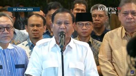 Pilih Gibran Jadi Cawapres Prabowo Daftar Ke Kpu Oktober Berangkat