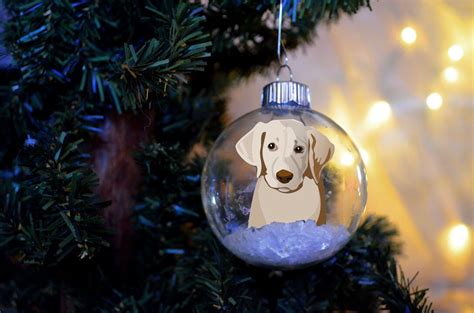 Yellow Lab Labrador Retriever Puppy Christmas Ornament | Etsy