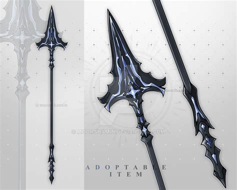 Open Adoptable Weapon Spear By Moonthamin On Deviantart