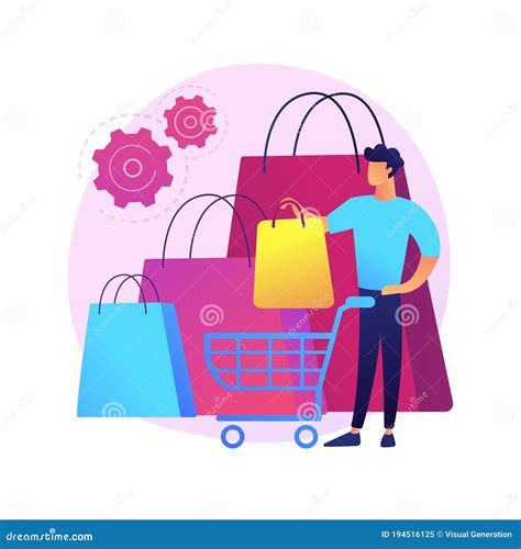 Purchasing Habits Abstract Concept Vector Illustration. Stock Vector