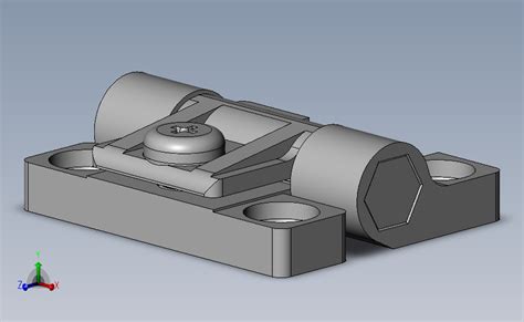 合页 Solidworks 2017 模型图纸下载 懒石网