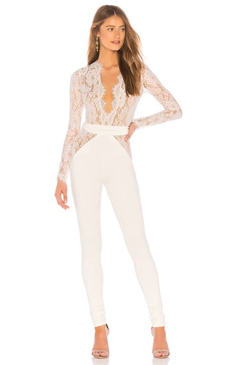 Michael Costello X Revolve Julian Jumpsuit In Ivory Revolve