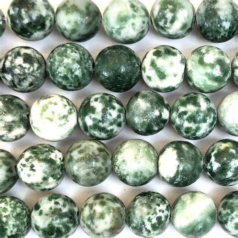 Beads Online Australia Gemstone Beads Natural Jasper Green Spot