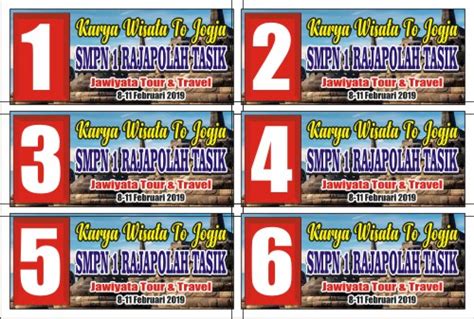 Contoh Desain Banner Wisata Untuk Dipasang Di Bus Karyaku