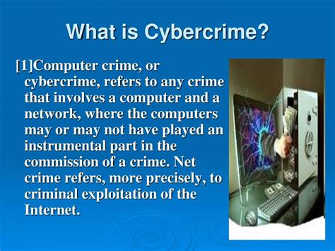 Cybercrime - PowerPoint Slides - LearnPick India