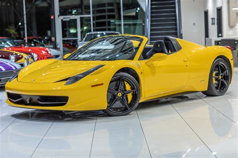 Used 2013 Ferrari 458 Spider Original Msrp 333k Loaded Carbon