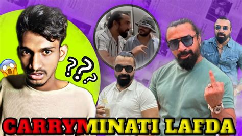 Ajaz Khan Vs Carryminati Lafda Roast Carryminati Youtube