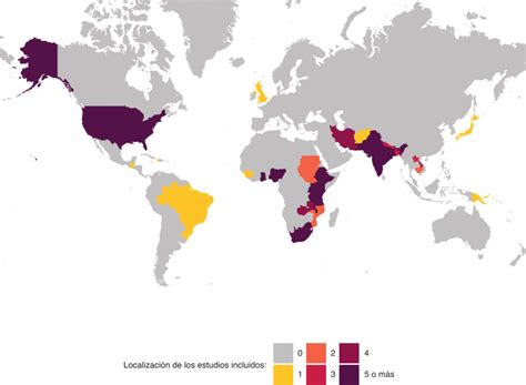 Figura Distribuci N Geogr Fica De Los Estudios Incluidos En Las