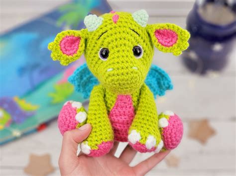 Dragon Crochet Pattern, Crochet Dragon, Dragon Pattern, Crochet Pattern, Amigurumi, Dragon ...