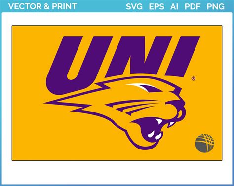 Northern Iowa Panthers Primary Dark Logo 2021 College Sports Vector Svg Logo In 5 Formats