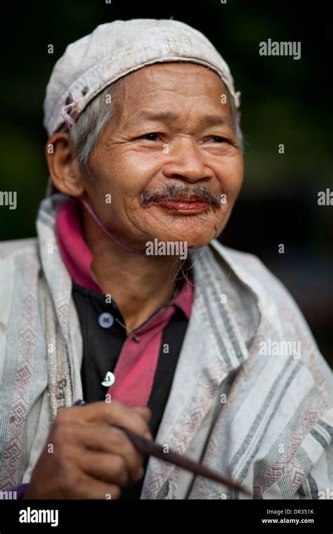 A Hanunoo Mangyan Man With Red Stained Mouth The Telltale Sign Of