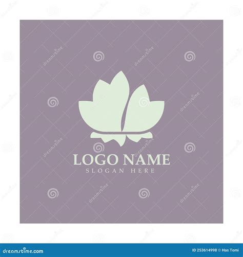 Flower Logo Vector Illustration Design Template Stock Vector ...