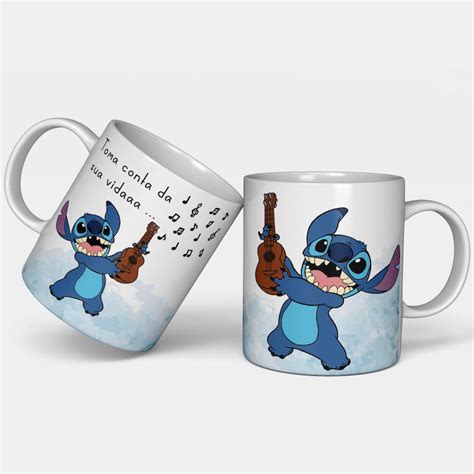 Kit Arte Para Caneca Lilo Stitch Arte Para Canecas