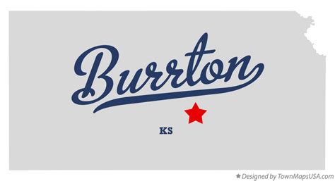 Map of Burrton, KS, Kansas