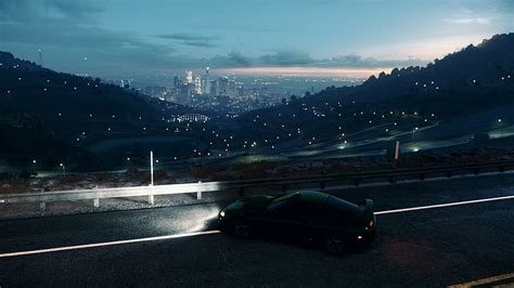 City, air, car, dangerous, logo, mountain, nfs, night, road, HD ...