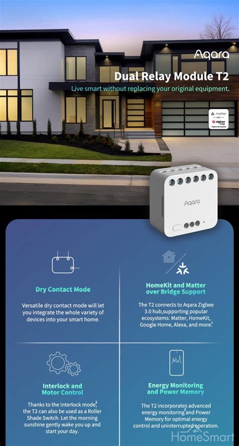 Aqara Dual Relay Module T Homesmart Singapore