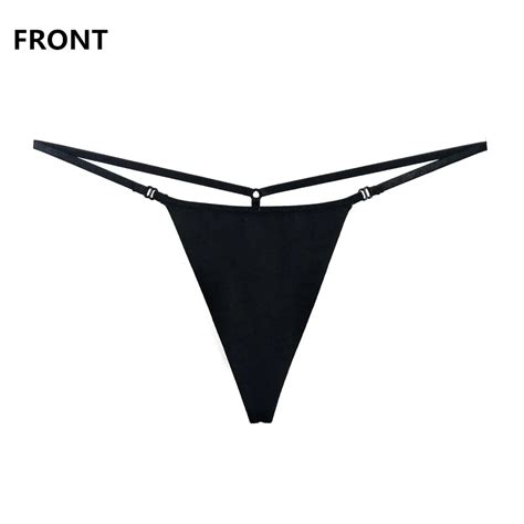 Women Sexy Thongs Mini Micro Bikini G Strings T Back Tanga Female Soft Cotton Panties Underwear