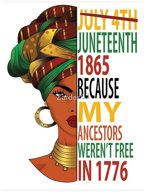 Strong Black Melanin Queen Juneteenth Natural Hair Afro Juneteenth