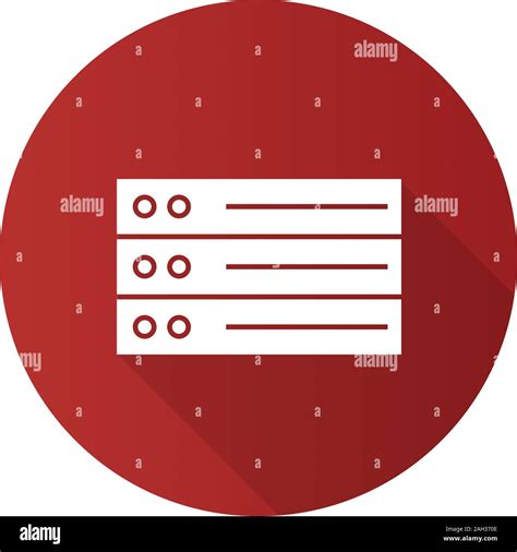 List Flat Design Long Shadow Glyph Icon Digital Organizer Schedule