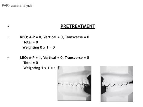 Peer Assessment Rating Par Orthodontic Index Ppt