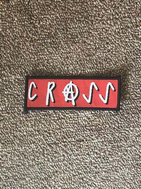 Crass Original Vintage Logo Strip Patch Etsy