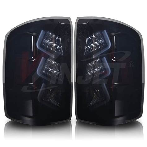 Winjet CTWJ 0439 BS Black Smoke Fiber Optic LED Tail Lights