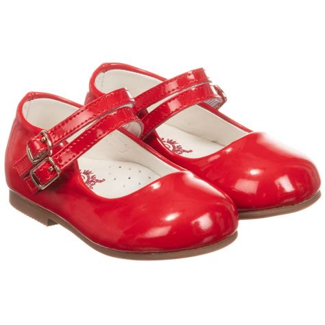 Caramelo Kids - Red Patent Leather Shoes | Childrensalon Outlet