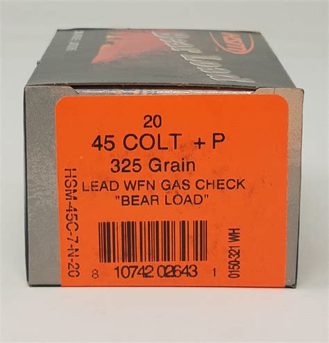 Underwood 45 Colt Long Colt Ammunition Uw432 250 Grain Full Metal