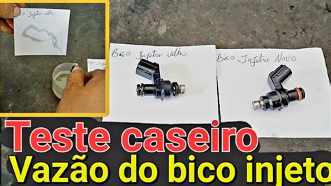 Teste caseiro da vazão do bico injetor pra saber se está defeito