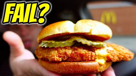 Mcdonalds Crispy Chicken Sandwich Stinks Youtube