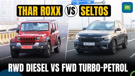 Mahindra Thar Roxx Vs Kia Seltos Comparison Review Which Is The