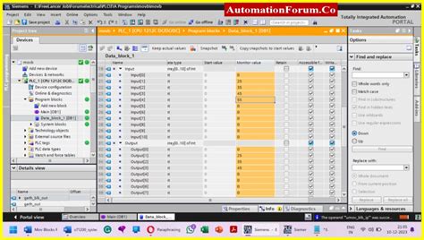 move block  instrumentation  control engineering