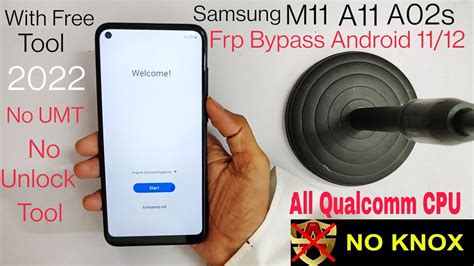 Samsung M11 A11 A02s M02s A01 Frp Bypass Android 11 12 New Method