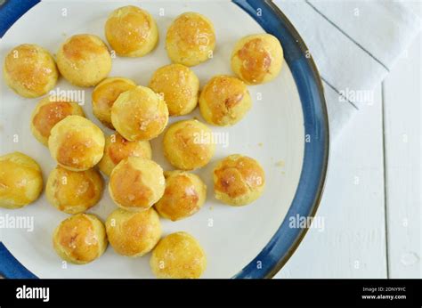 Pineapple Tart Cake Nastar A Typical Indonesian Cuisine Stock Photo